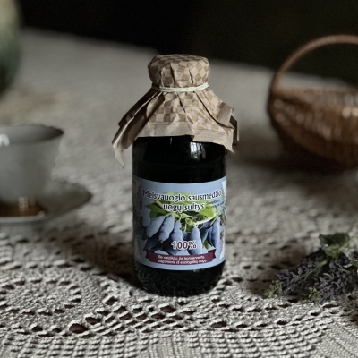 Melsvauogio sausmedžio uogų sultys 300ml (Lonicera