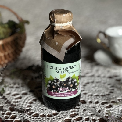 Juodųjų serbentų sultys 300ml (Ribes