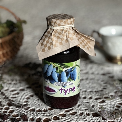 Becukrė melsvauogio sausmedžio tyrė 300ml (Lonicera